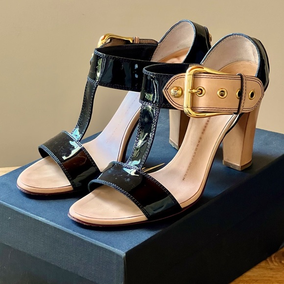 Giuseppe Zanotti Patent Leather Heart Heels